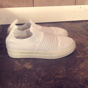 New York and company white loafers